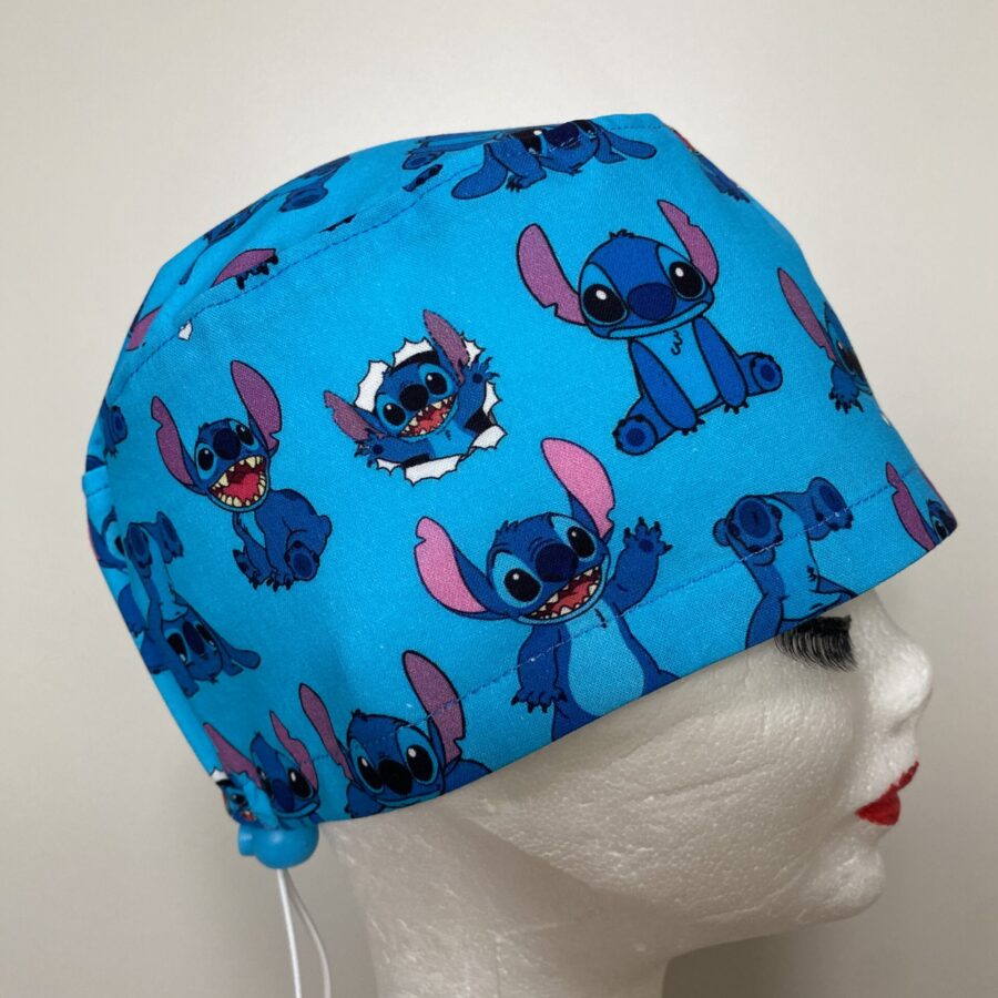 Cuffia chirurgica  Stitch sfondo azzurro n 213