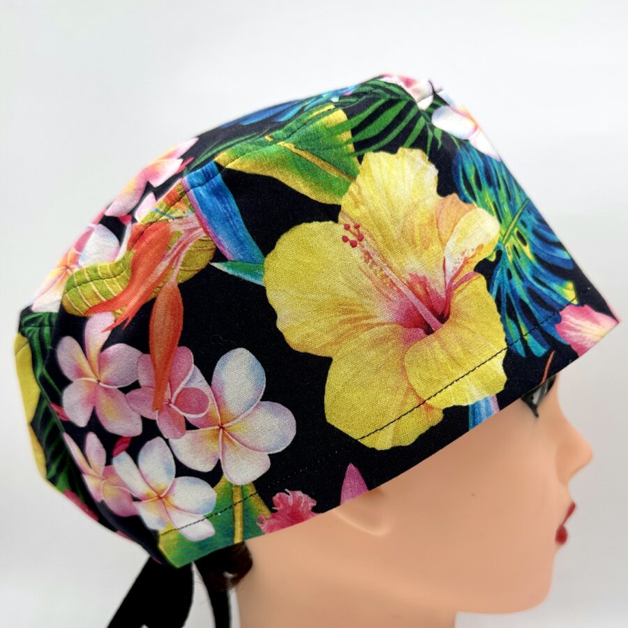Cuffia chirurgica Fiori tropicali  n 97