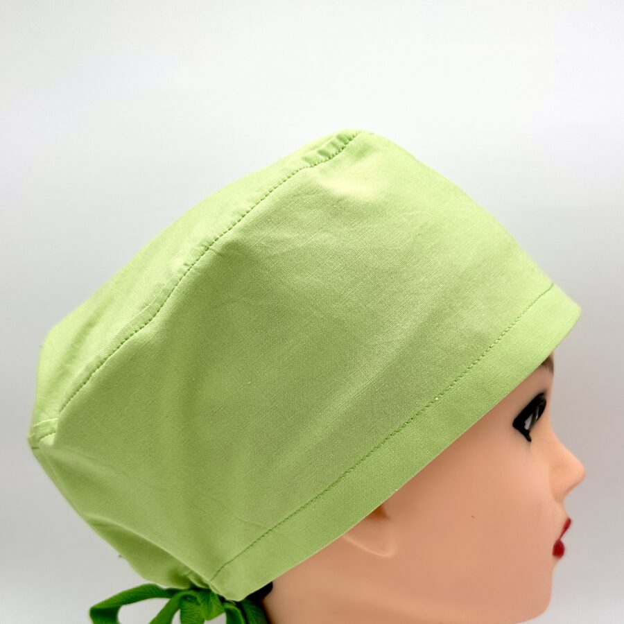Cuffia chirurgica  Tinta unita  Verde mela  N 237