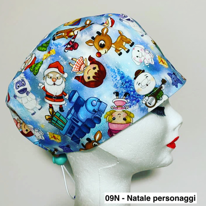 Cuffia chirurgica  NATALE PERSONAGGI n 9N