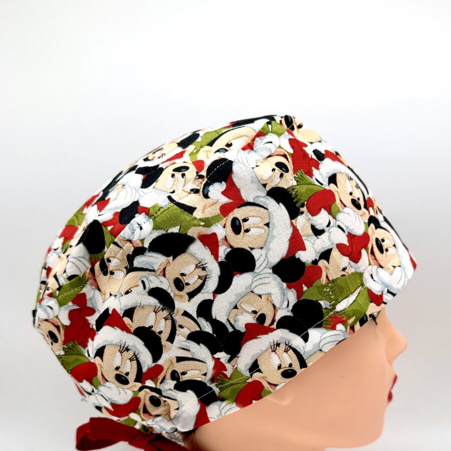 Cuffia chirurgica   NATALE MINNIE TOPOLINO BIANCO  n 18N