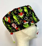 Cuffia chirurgica  NATALE  GRINCH SFONDO NERO N 28N