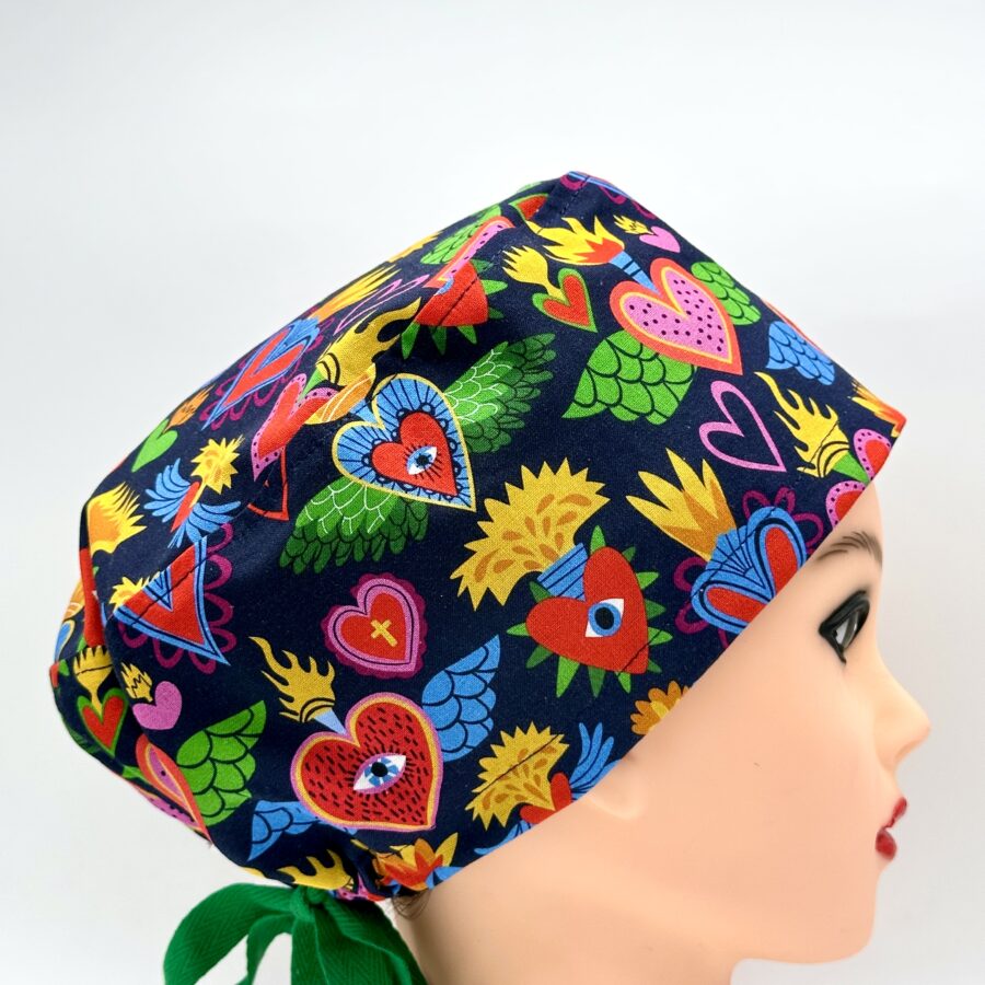 Cuffia chirurgica CUORI CON LE ALI N 161