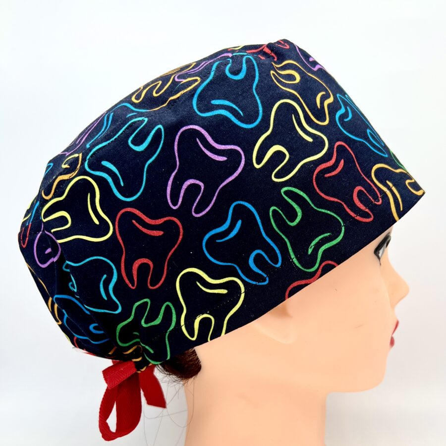 Cuffia chirurgica DENTI COLORATI N109
