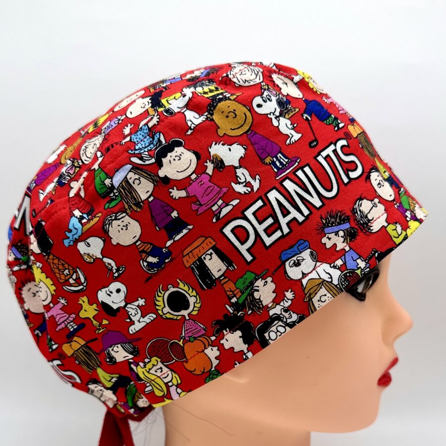 Cuffia chirurgica  PEANUTS ROSSO N 128