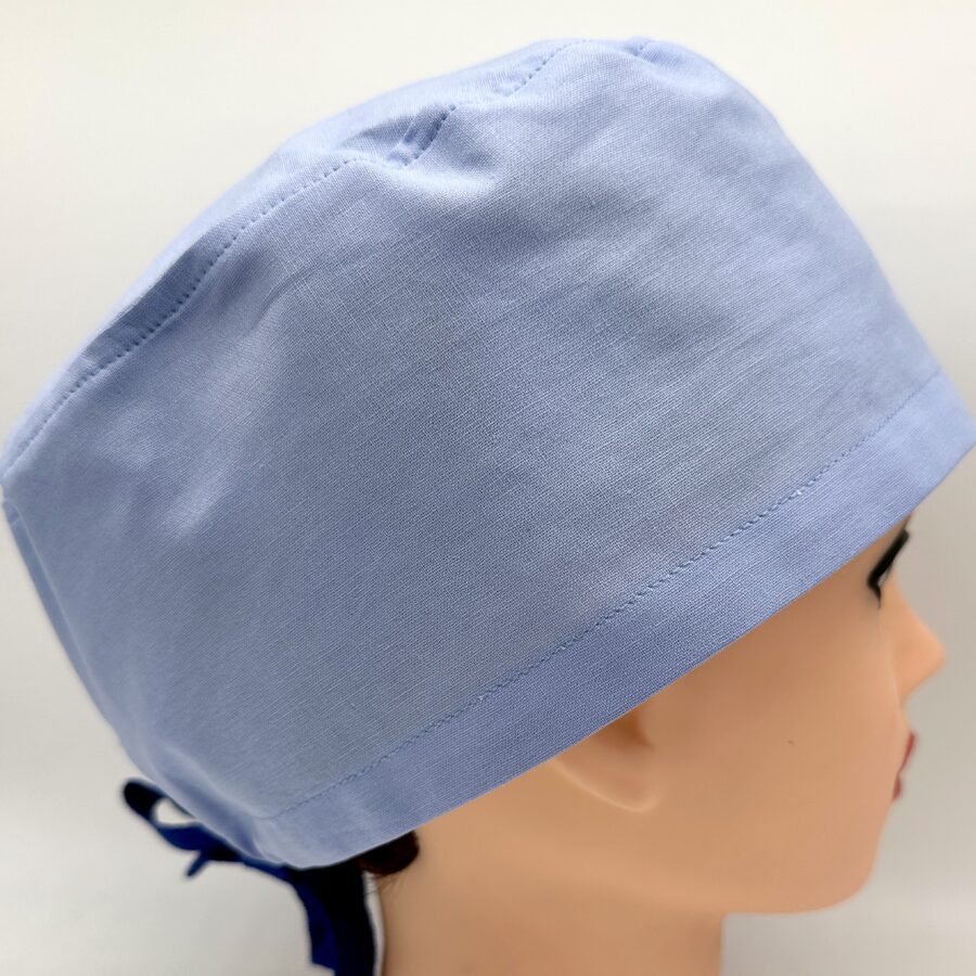 Cuffia chirurgica  Tinta unita Celeste n 126